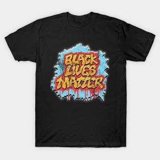 graffiti black lives matter T-Shirt